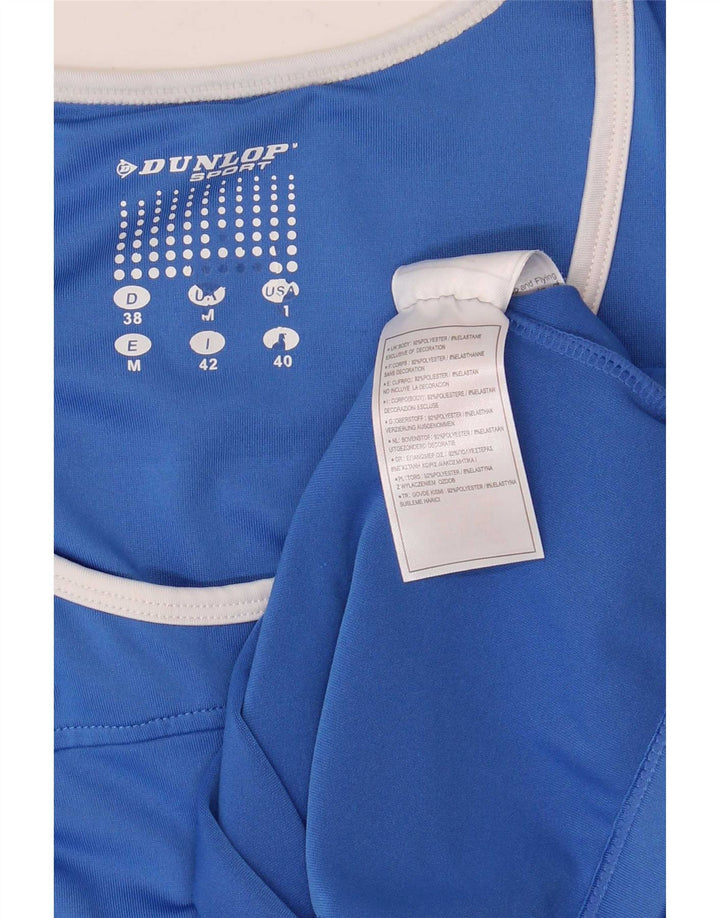Canotta da donna Dunlop UK 12 Poliestere color block blu medio