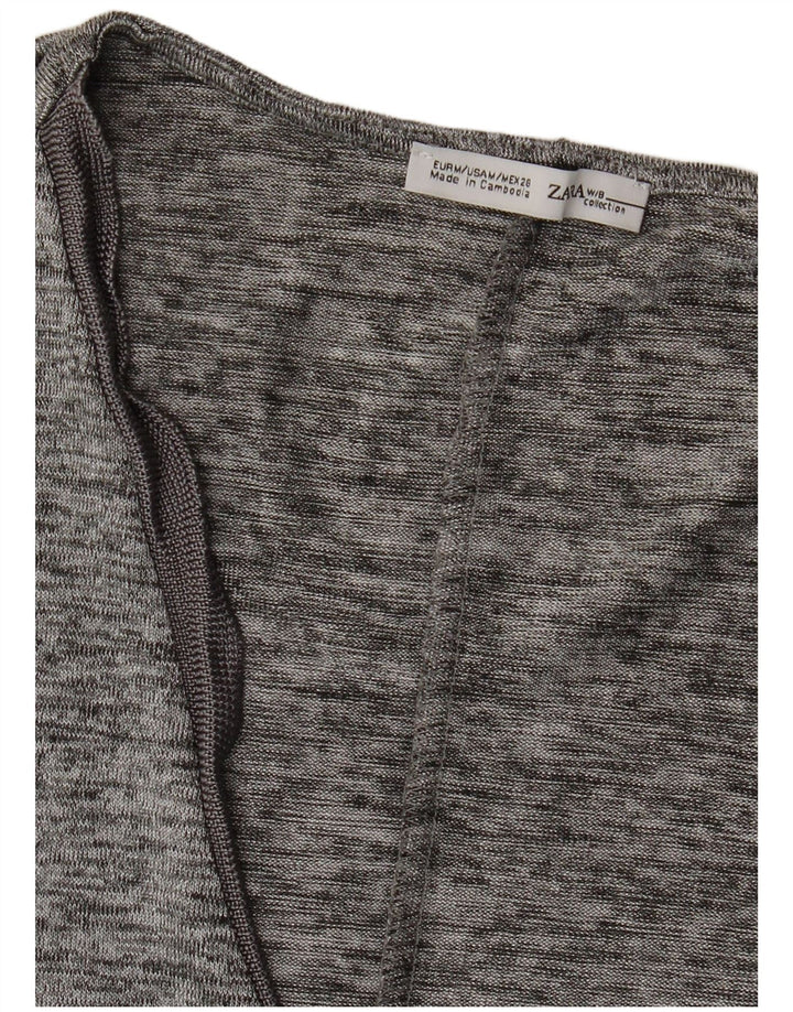 Canotta da donna Zara UK 12 Grigio medio chiazzato