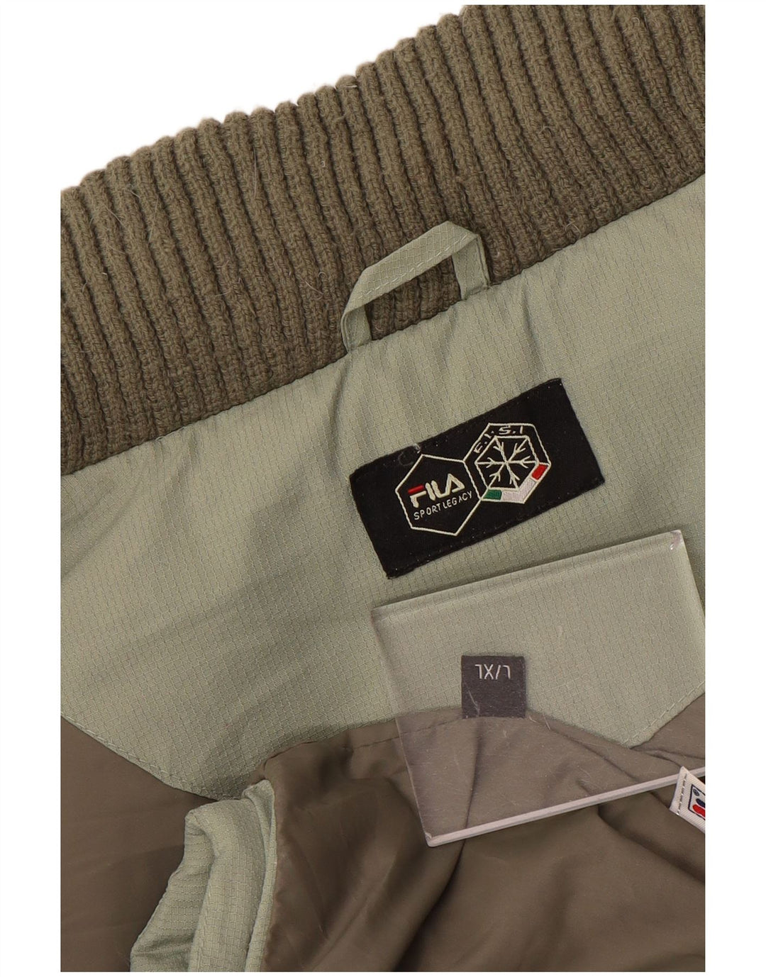 Giacca imbottita da uomo Fila UK 40 grande verde