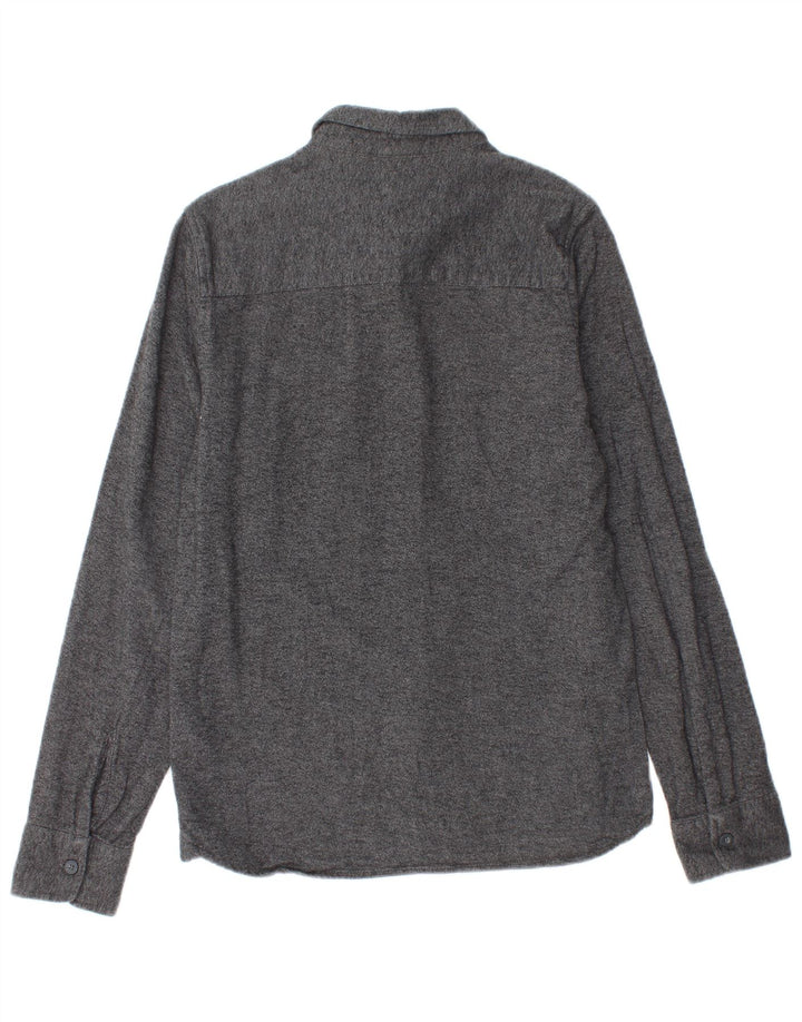 Camicia da ragazzo in flanella di Mountain Warehouse 14-15 anni piccola in cotone grigio