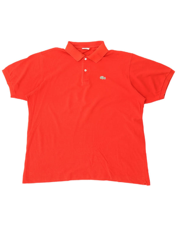 Polo da uomo Lacoste taglia 7 2XL cotone rosso