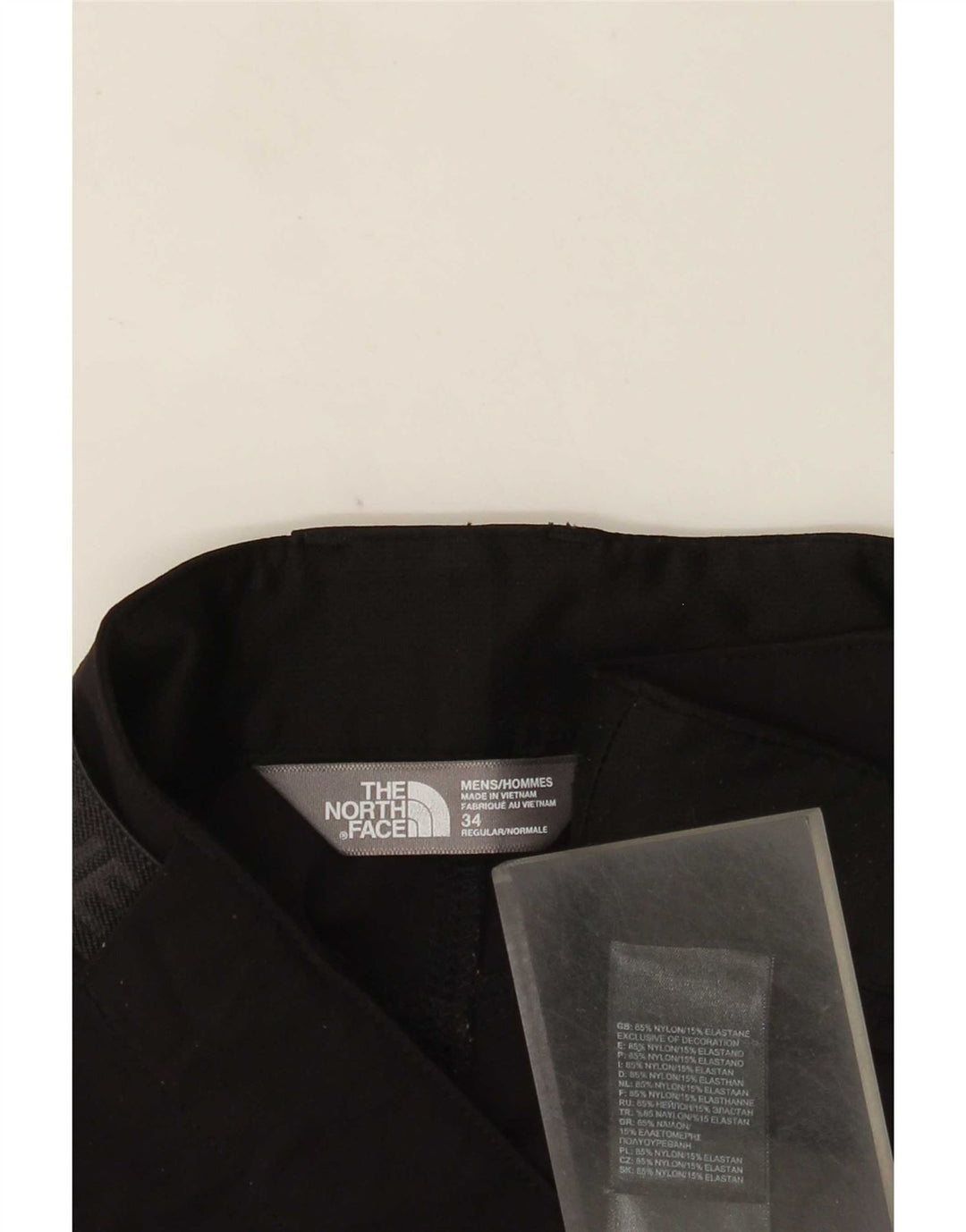 Pantaloncini cargo grafici da uomo The North Face W34 Large in nylon nero