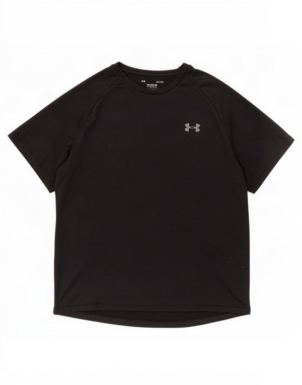 Maglietta Under Armour da uomo Heat Gear Top grande in poliestere nero