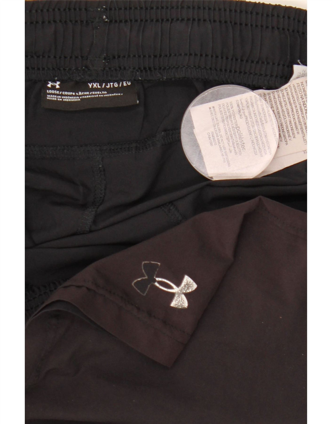 Pantaloncini sportivi da ragazzo Under Armour 13-14 anni XL poliestere nero