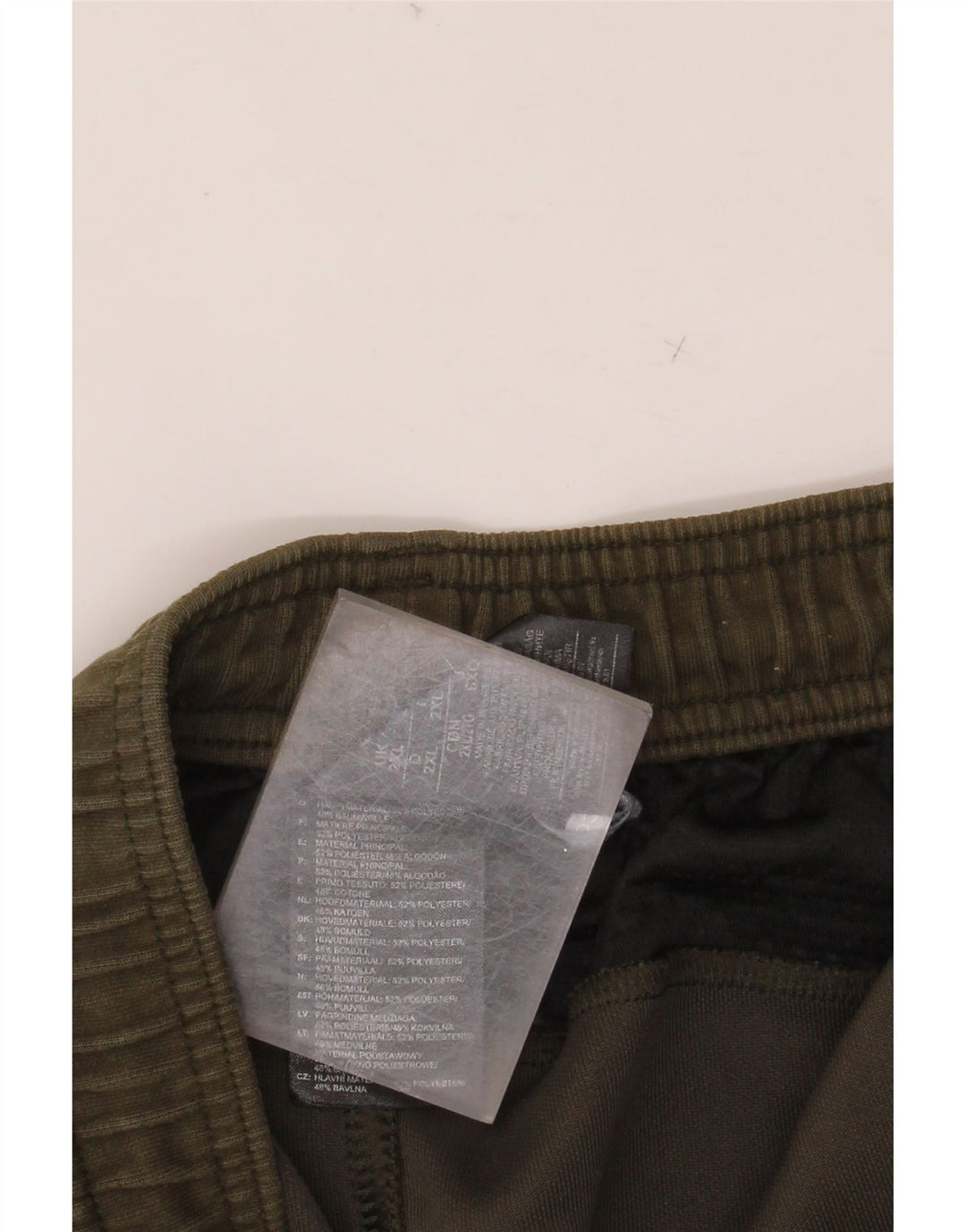 Pantaloni da tuta da uomo ADIDAS Joggers 2XL Poliestere color block kaki