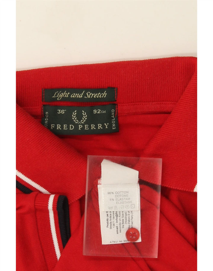 Polo da uomo Fred Perry piccola rossa in cotone