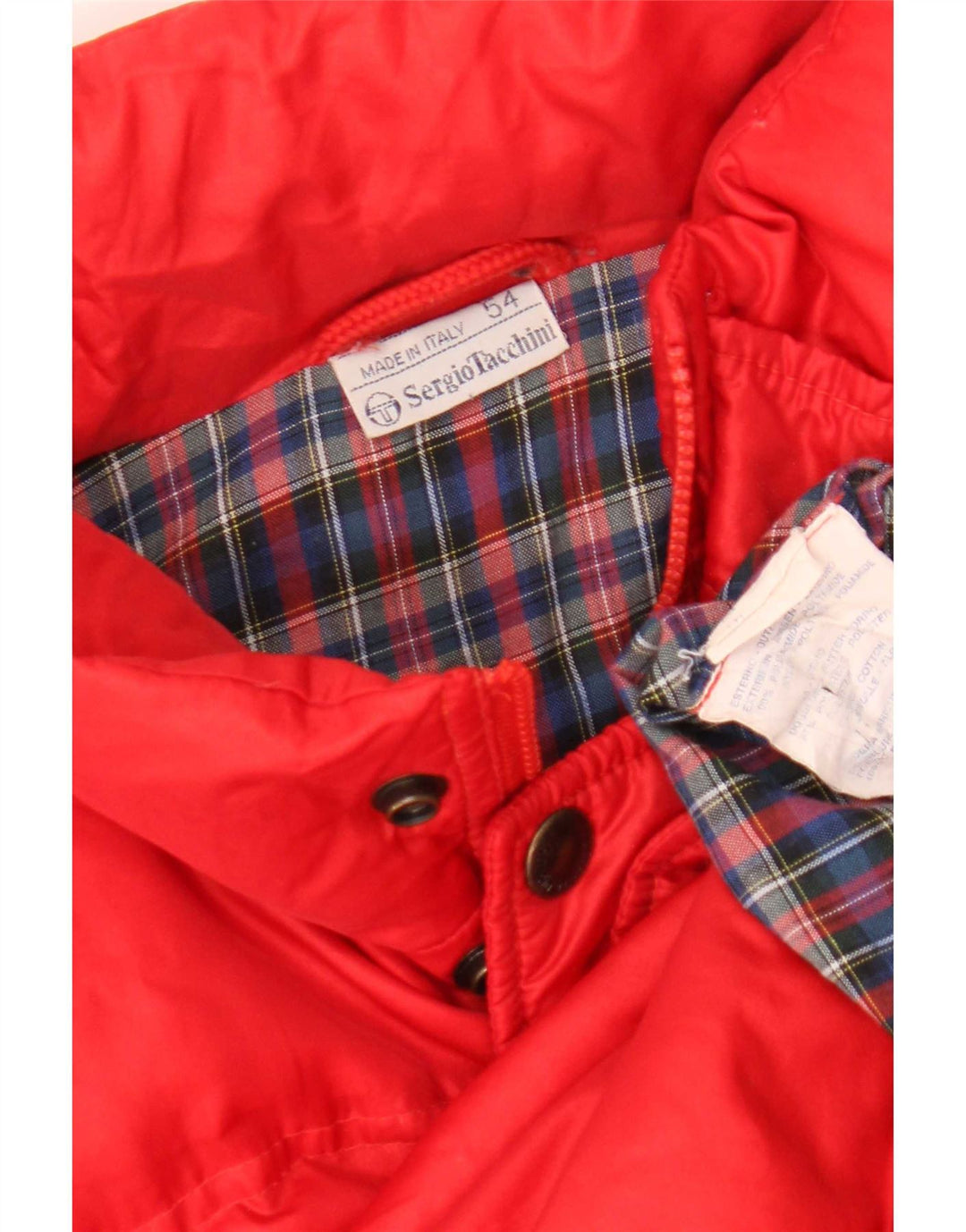 Giubbotto Imbottito Uomo Sergio Tacchini IT 54 2XL Rosso Poliammide