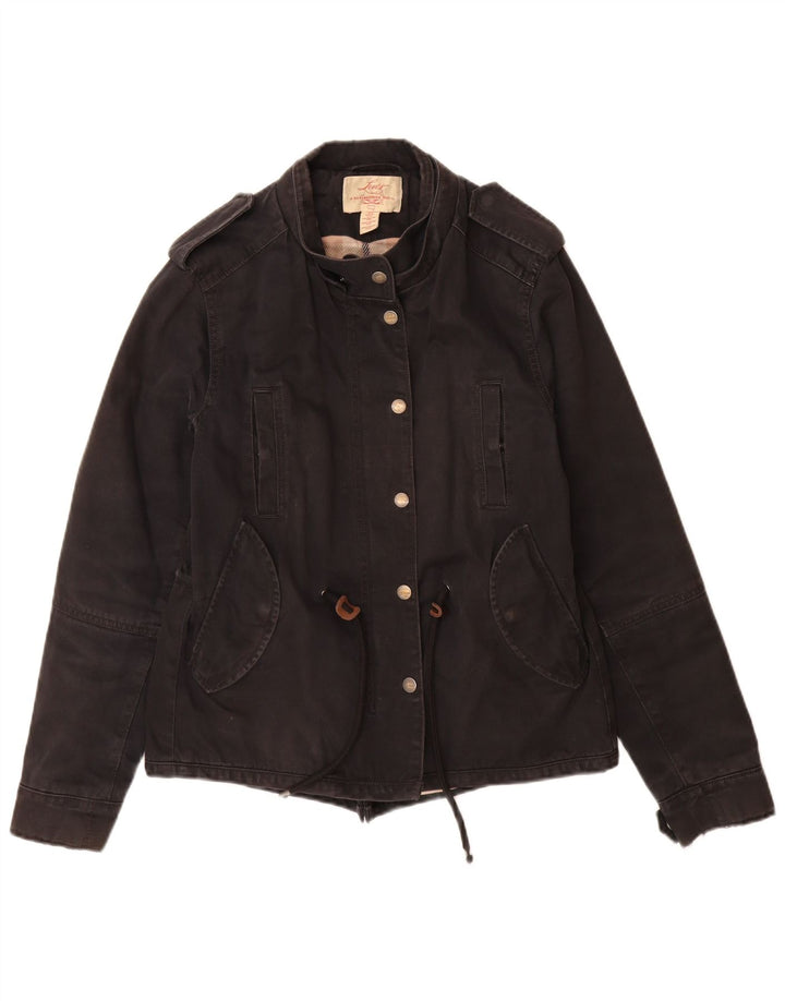 Giacca utility da donna Levi's UK 12 cotone nero medio