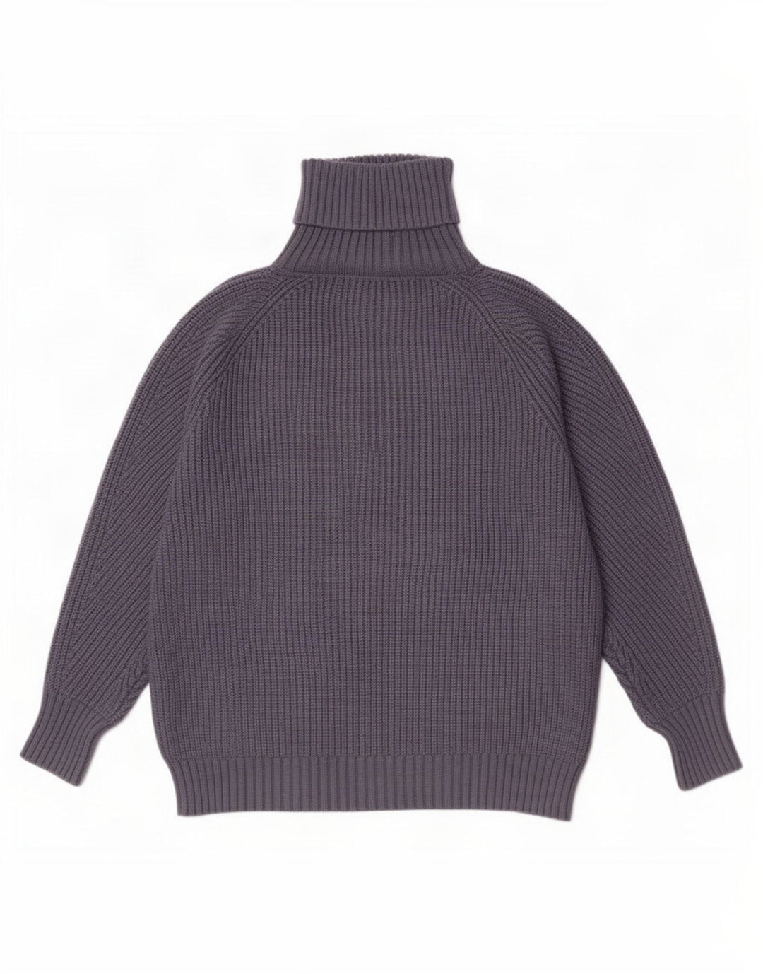 Maglione maglione collo alto da donna Zara UK 10 piccolo grigio