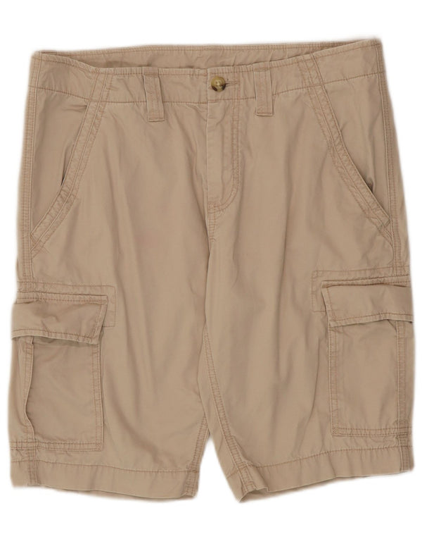 Pantaloncini cargo da uomo dalla vestibilità rilassata Tommy Hilfiger W33 cotone beige medio