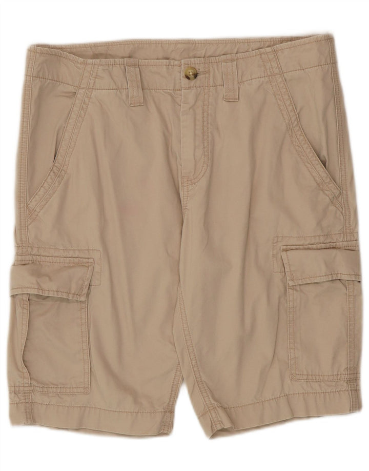 Pantaloncini cargo da uomo dalla vestibilità rilassata Tommy Hilfiger W33 cotone beige medio