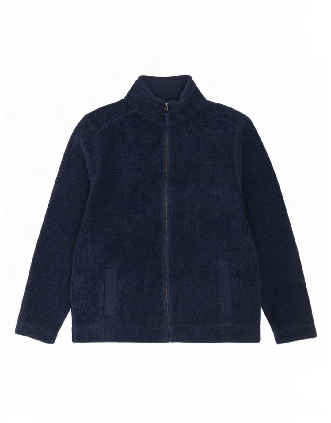 Giacca in pile Marks & Spencer da uomo vestibilità regolare UK 38 medio blu navy