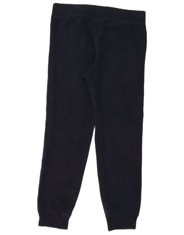 Pantaloni da tuta con grafica da uomo Champion, pantaloni da jogging, grandi, in cotone blu navy