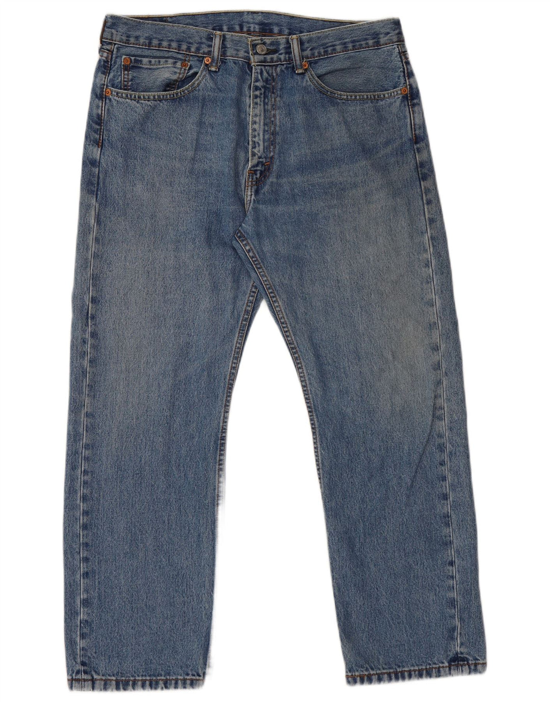 Levi's Uomo 505 Jeans dritti W36 L29 Cotone Blu