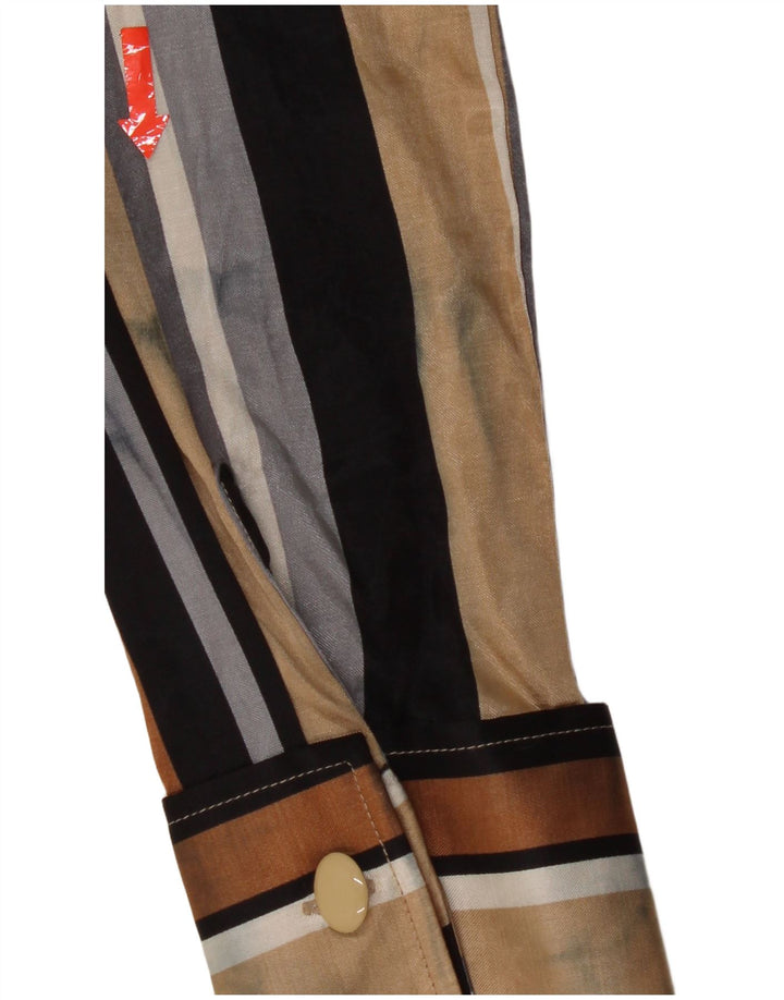 Camicetta camicia da donna Naracamicie UK 12 Viscosa a righe multicolore media