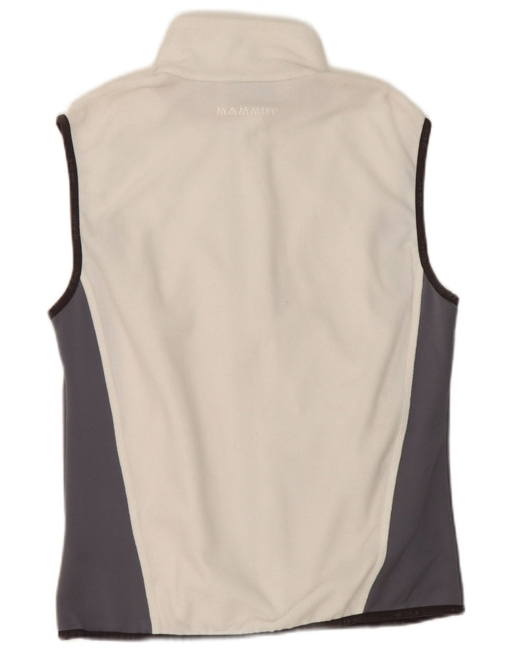 Gilet in pile da donna Mammut UK 16 Large Poliestere color block bianco