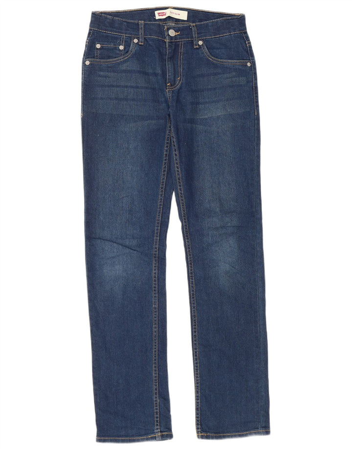 Levi's Ragazzi 511 Jeans Slim 13-14 anni W28 L30 Cotone Blu