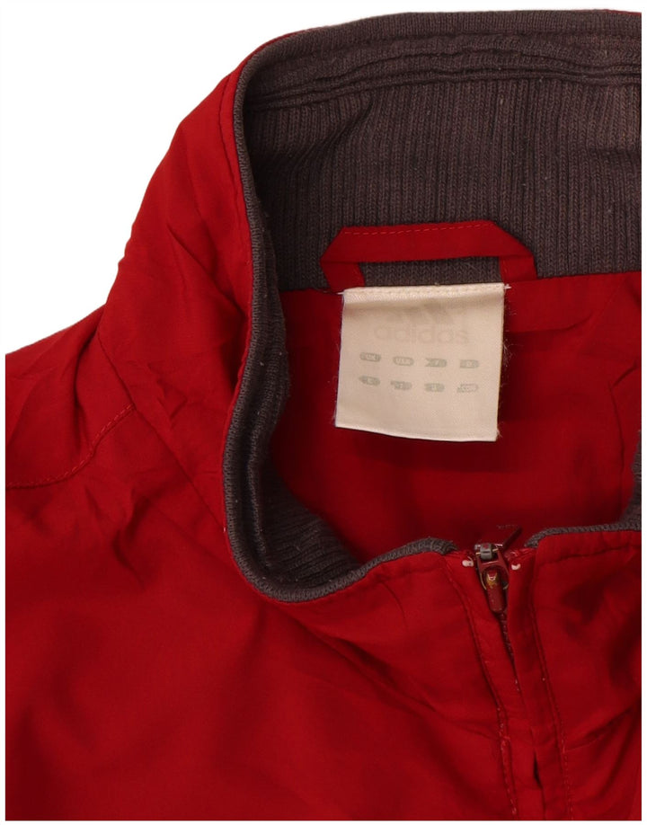 Giacca da ginnastica da uomo Adidas XL rossa in poliestere