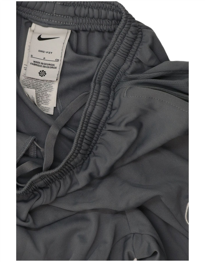 Pantaloni da tuta Nike Dri Fit da uomo piccoli in poliestere grigio