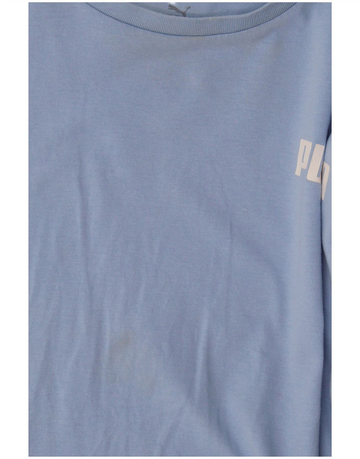 Maglietta corta da donna Puma UK 16 grande blu