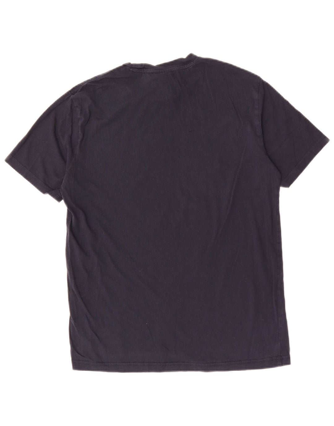 T-shirt da uomo CHAMPION Top piccola in cotone blu navy