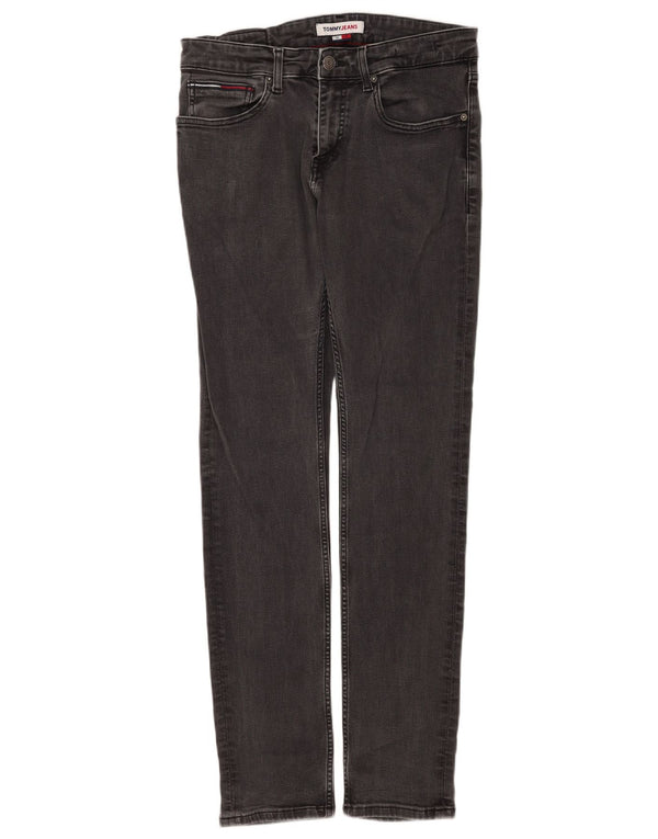 Jeans slim da donna Tommy Hilfiger W32 L34 cotone nero