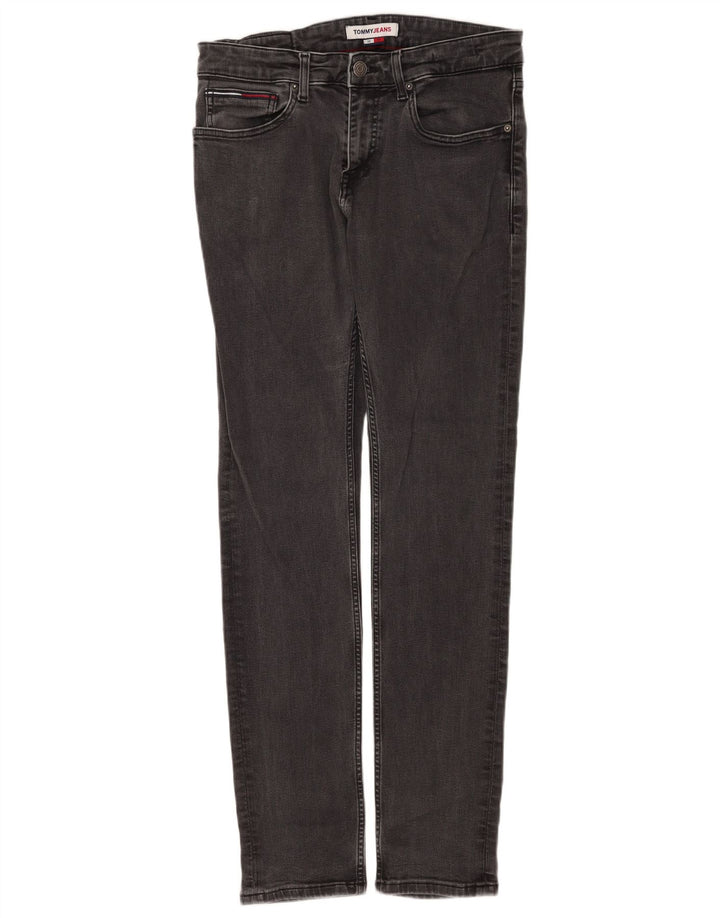 Jeans slim da donna Tommy Hilfiger W32 L34 cotone nero
