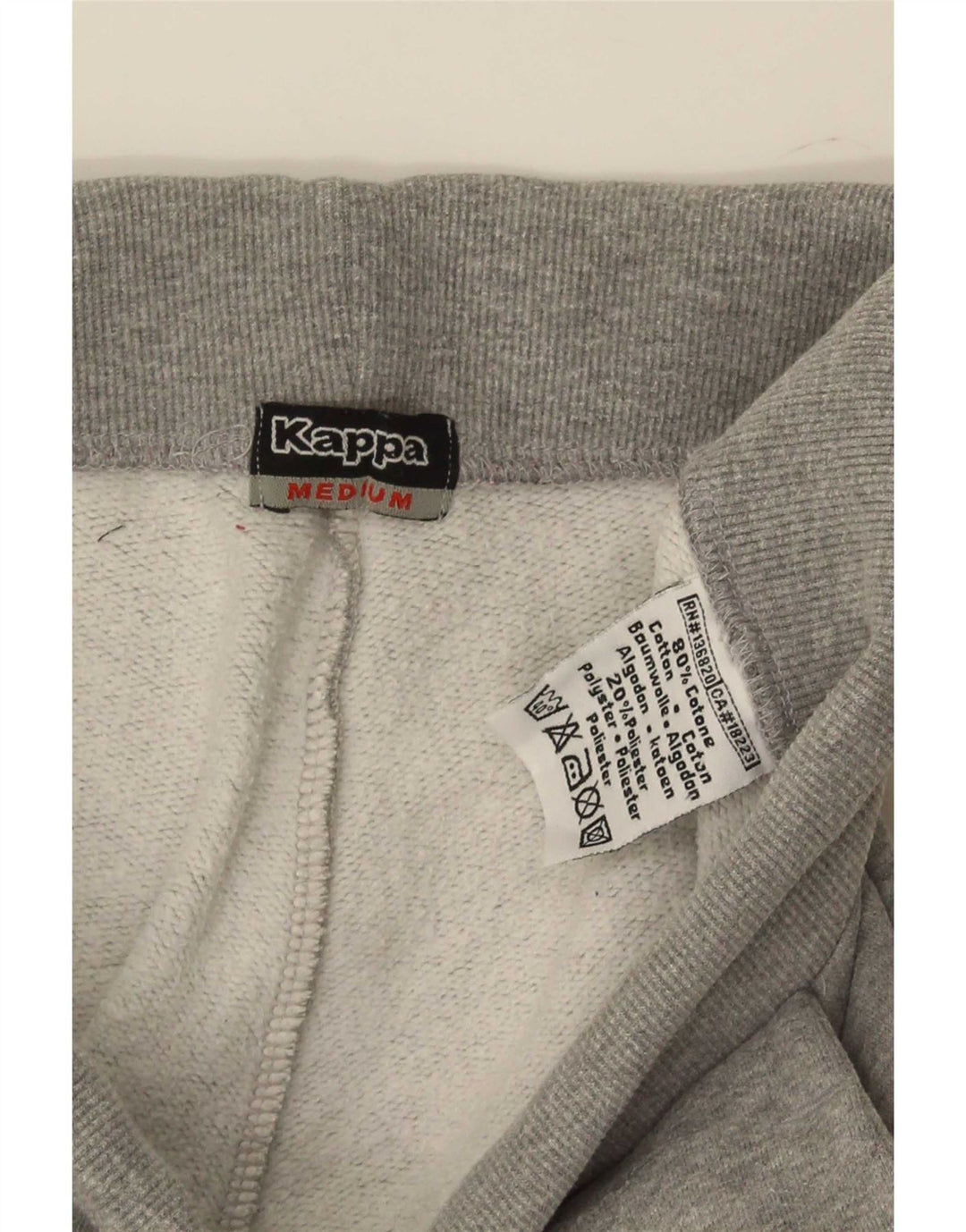Pantaloni da tuta da uomo Kappa Joggers in cotone grigio medio