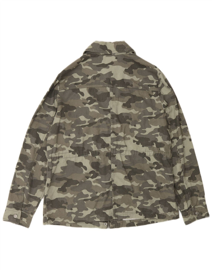 Giacca militare da donna M&Co UK 12 Cotone mimetico verde medio