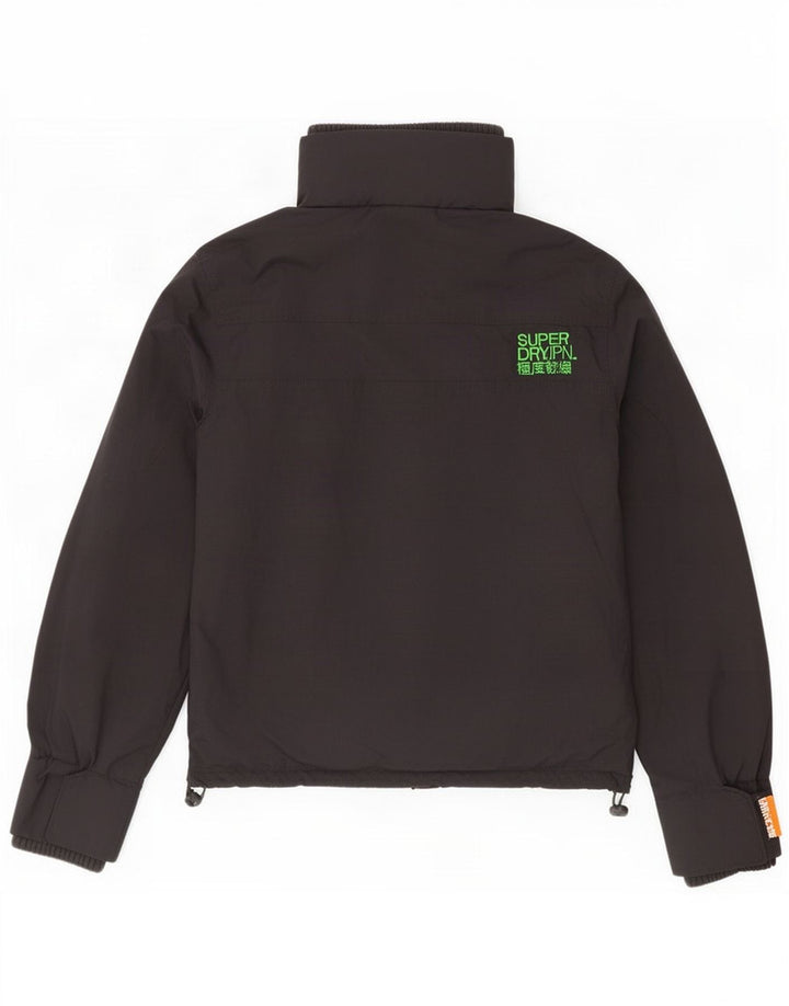 Giacca antipioggia da uomo Superdry UK 40 Large in nylon nero