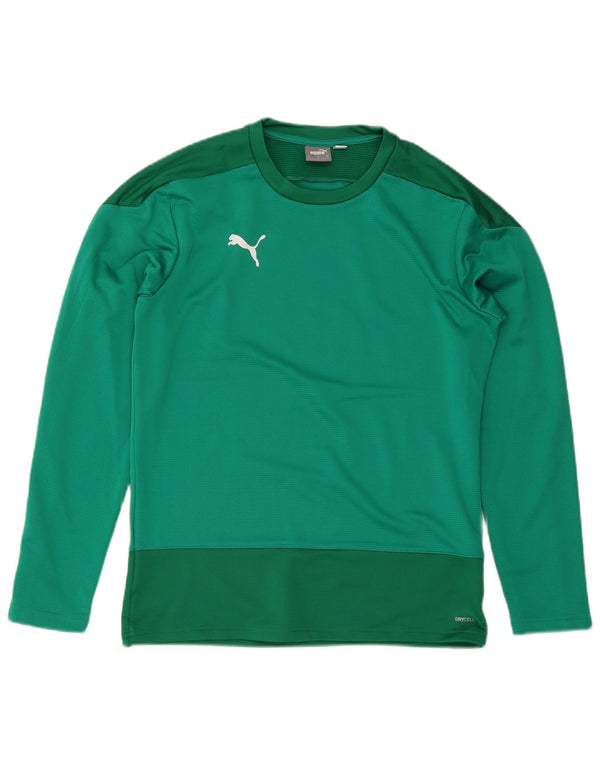 Maglia a maniche lunghe da uomo Puma Verde medio