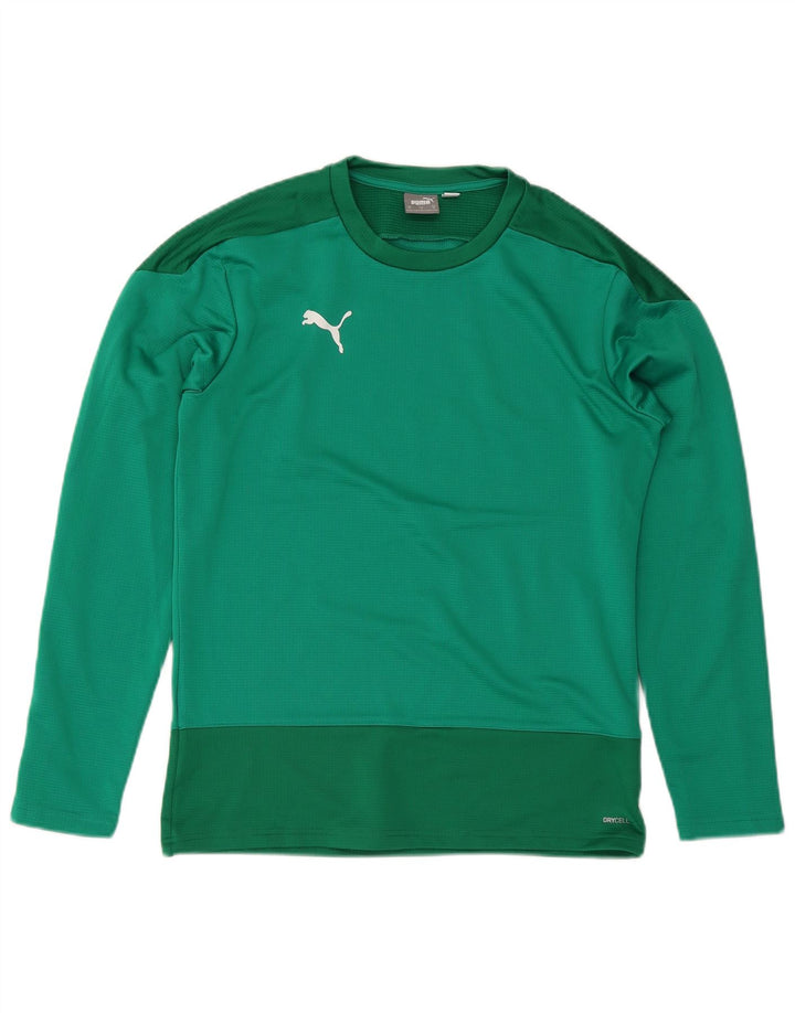 Maglia a maniche lunghe da uomo Puma Verde medio
