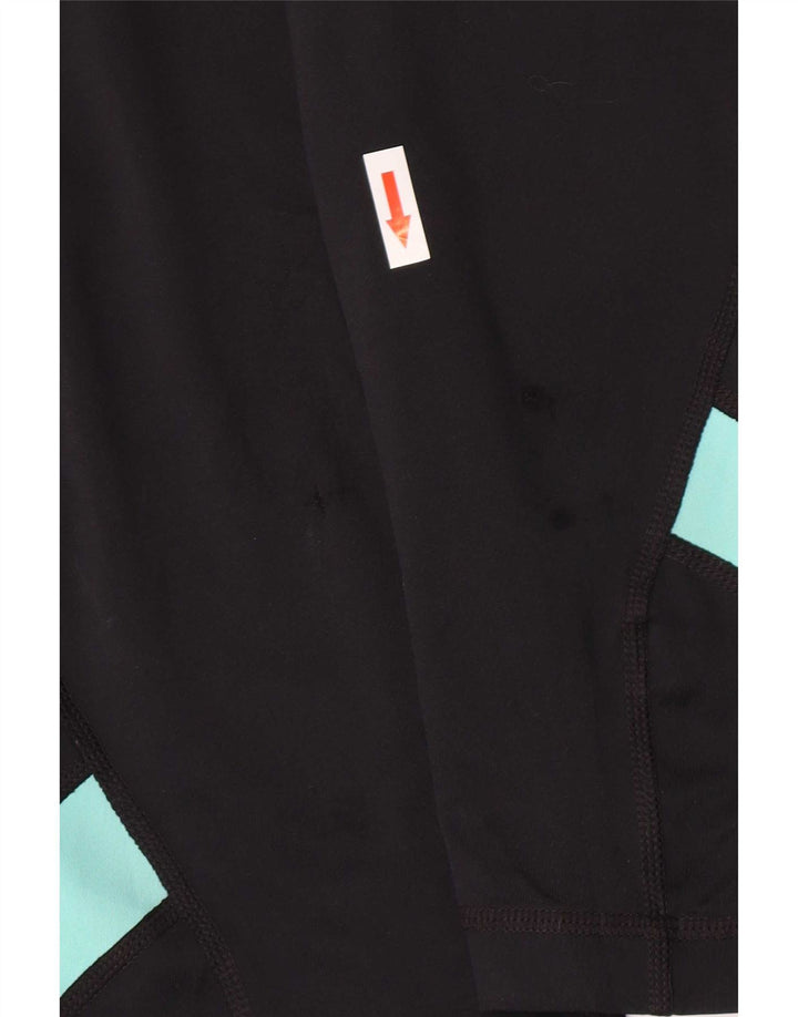 Fila Leggings Capri da donna UK 12 Medium Black Colourblock