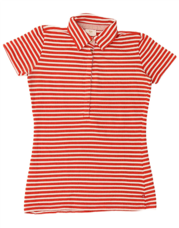 Polo grafica da donna NORTH SAILS UK 10 Small Red Striped