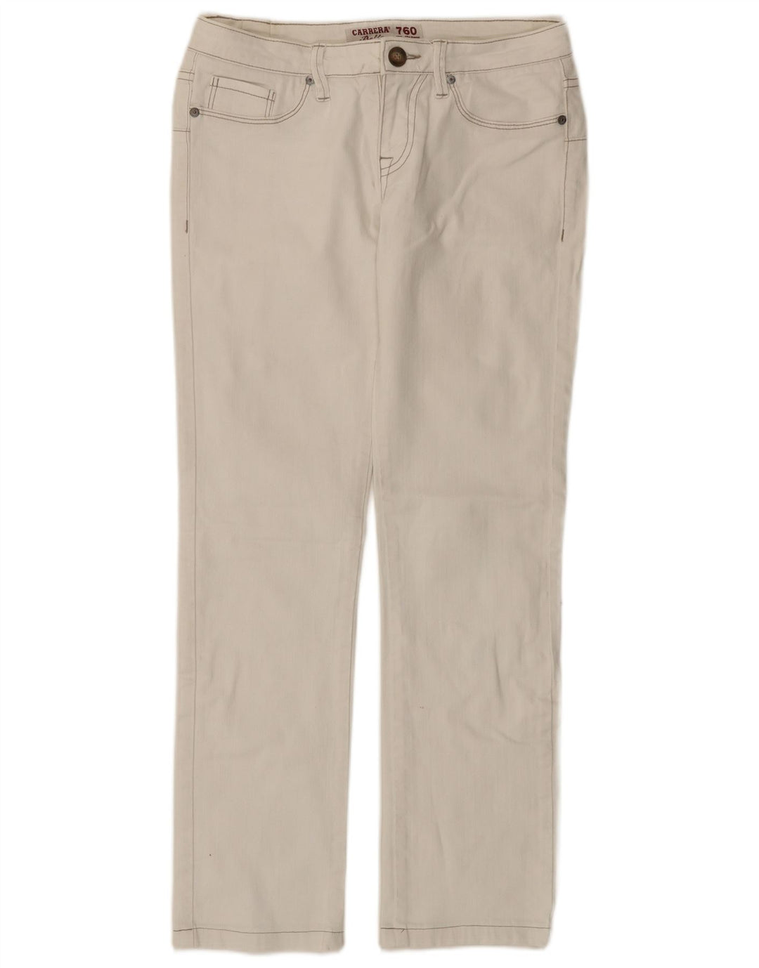 Jeans slim da donna CARRERA W30 L30 bianchi