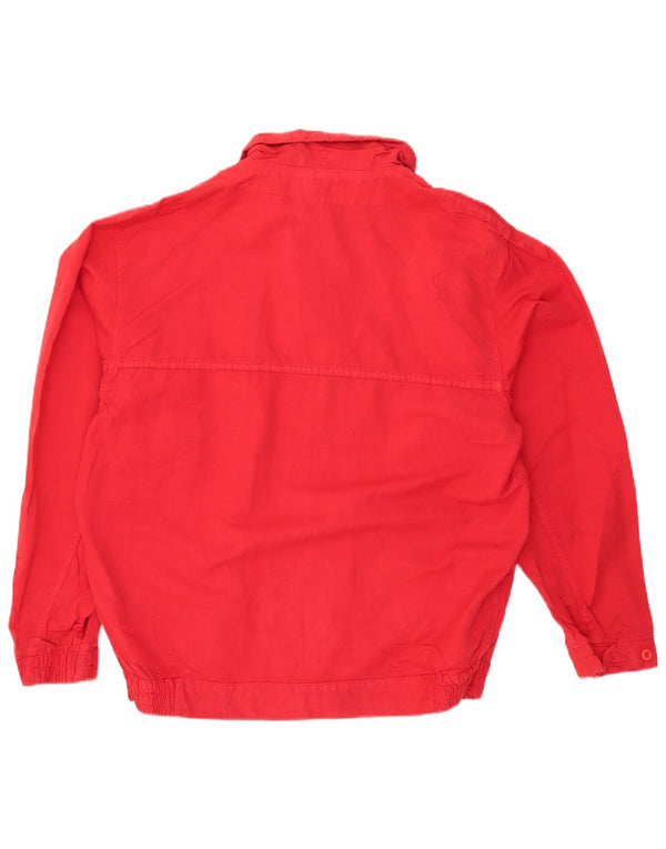 Giubbotto bomber da uomo vintage UK 40 grande cotone rosso
