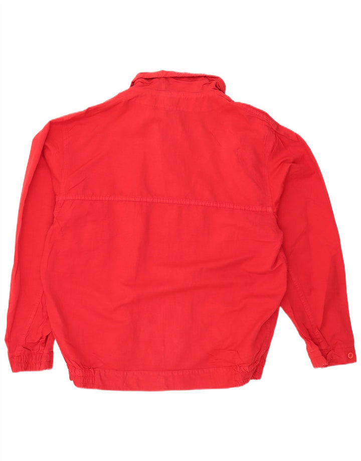 Giubbotto bomber da uomo vintage UK 40 grande cotone rosso
