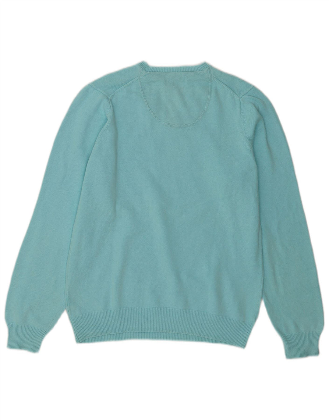 Maglione da uomo Marks & Spencer Blue Harbour con scollo a V piccolo turchese