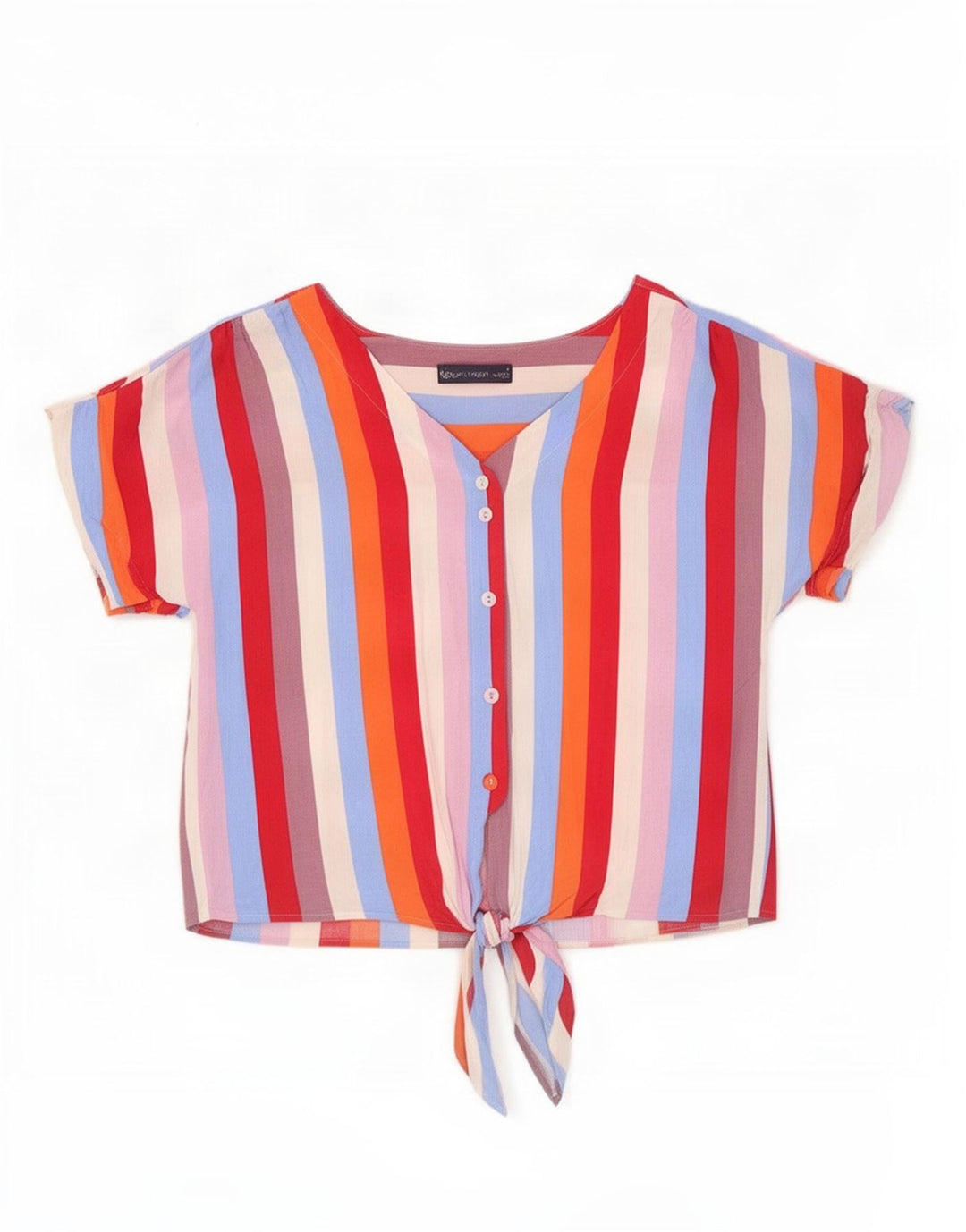 Camicetta corta da donna Marks & Spencer UK 10 piccola multicolore