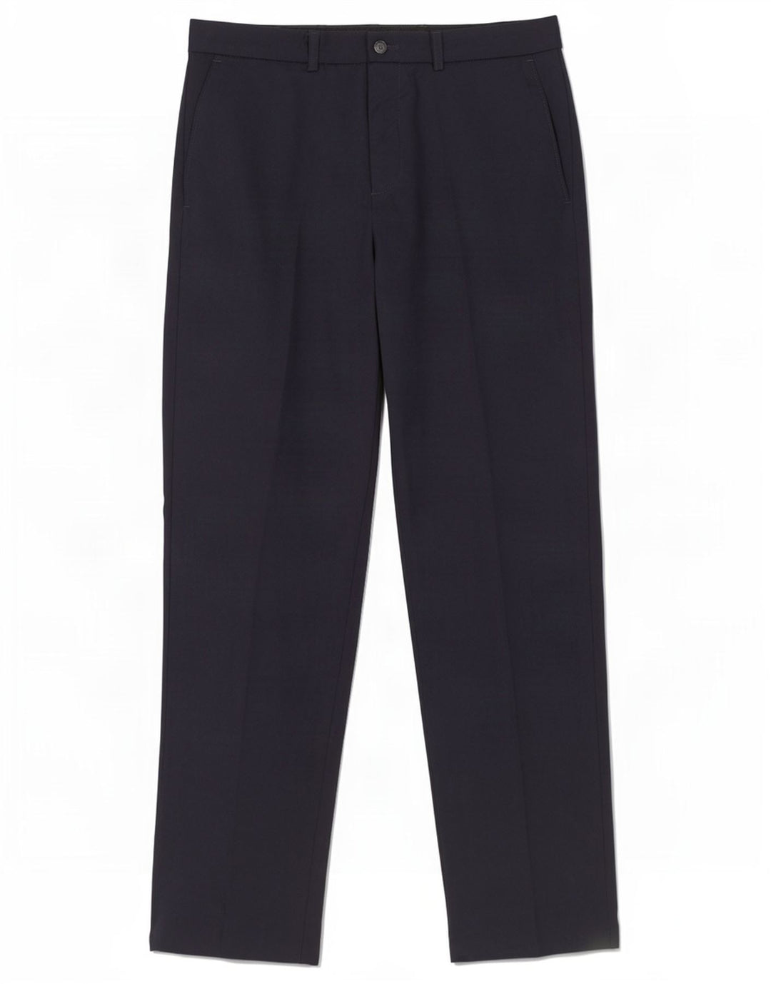 Pantaloni da abito dritti da donna Marks & Spencer W32 L33 lana blu navy