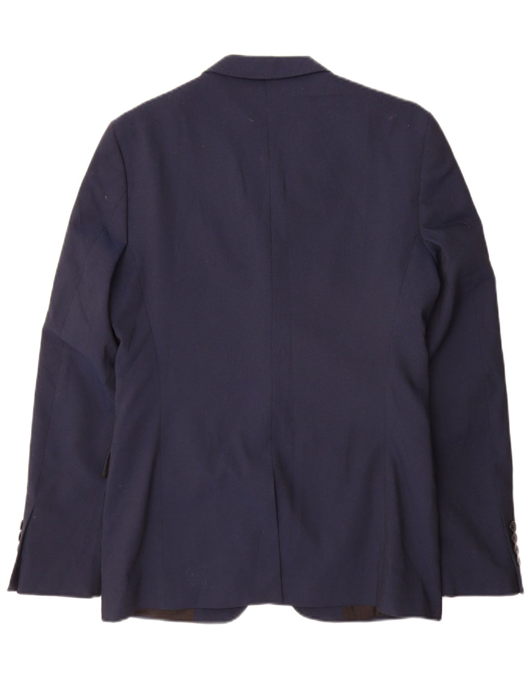 Giacca blazer a 2 bottoni da uomo Zara EU 48 poliestere blu navy medio