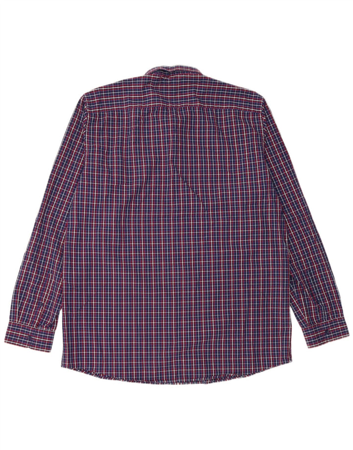 Camicia Uomo Angelo Litrico XL Cotone Quadri Blu