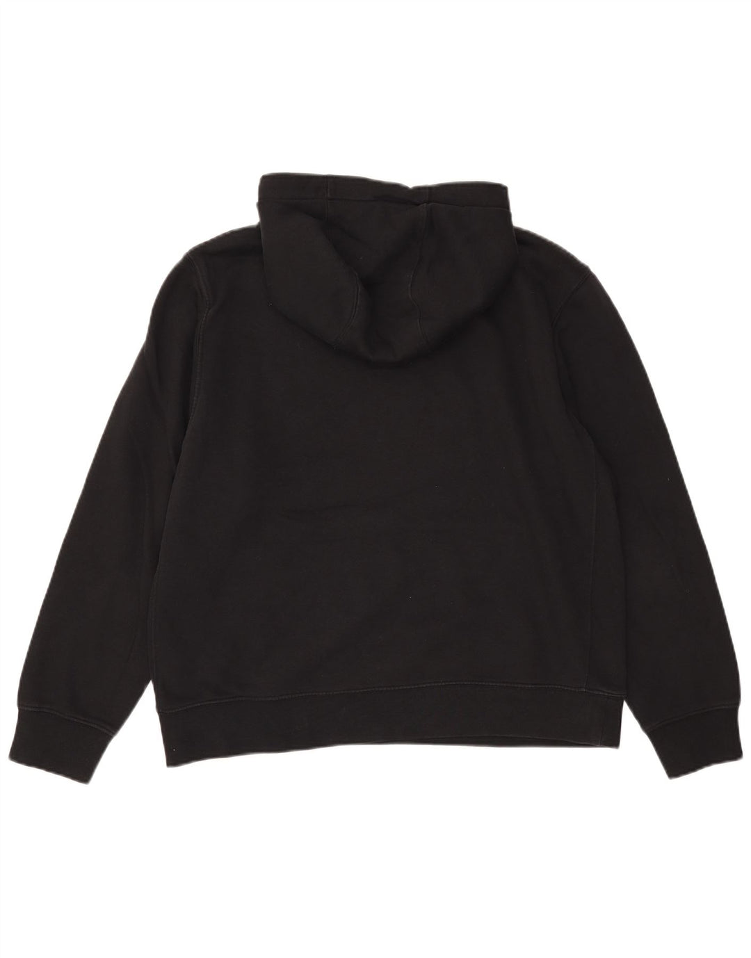 Felpa con cappuccio grafica Nike da uomo grande in cotone nero