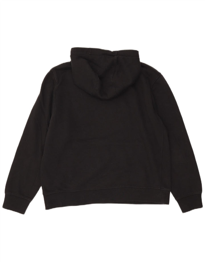 Felpa con cappuccio grafica Nike da uomo grande in cotone nero