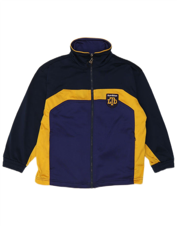 Giacca da tuta da ragazzo Lotto 11-12 anni, colore blu navy medio