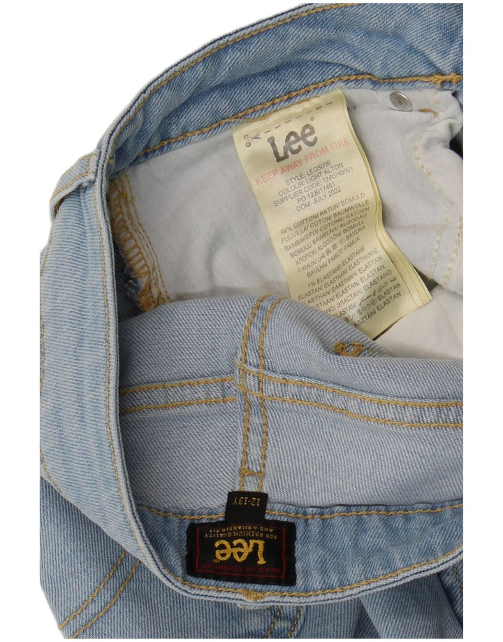 Jeans slim per bambina LEE 12-13 anni W28 L28 cotone blu