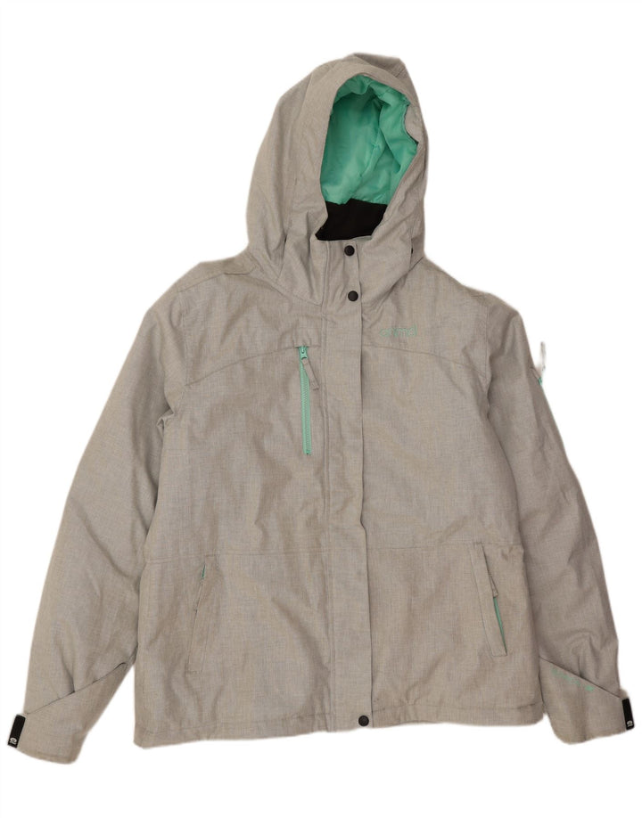 Giacca a vento da donna Animal UK 16 Grande poliestere verde pied de poule