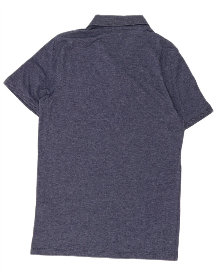 Polo grafica da uomo Jack & Jones in cotone chiazzato blu navy medio