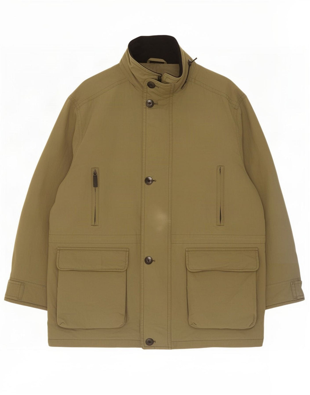Giacca a vento da uomo Marks & Spencer UK 44/46 XL cotone kaki