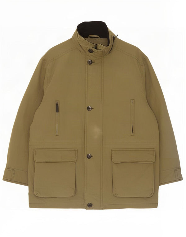 Giacca a vento da uomo Marks & Spencer UK 44/46 XL cotone kaki